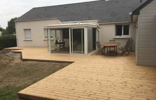 Terrasse en Thermopin - Nantes 44