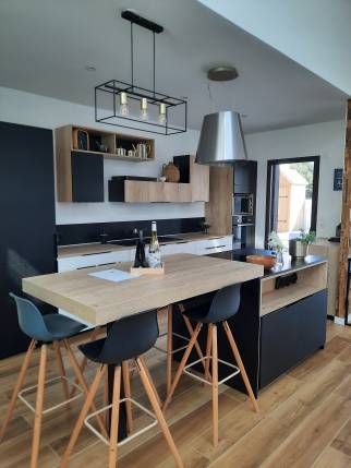 Aménagement de cuisine avec implantation parallèle - Pornic 44210