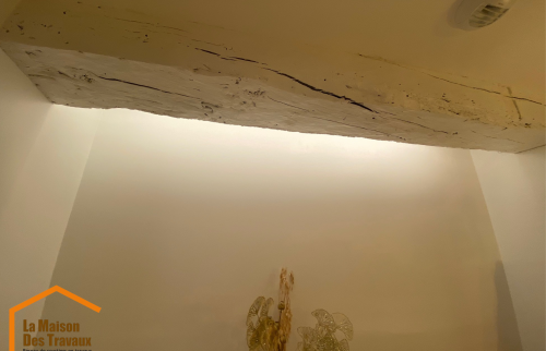 APRES Rénovation d'une poutre peinte