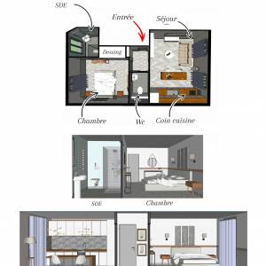 Aménagement d'un Appartement - Meriem Jaouachi - La Maison Des Architectes