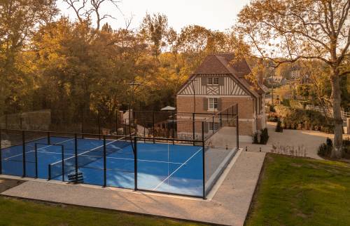 Construction d'un terrain de padel à Villers sur mer 