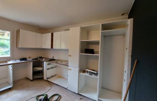 Cuisine en cours de montage