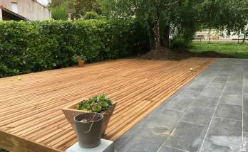 Nouvelle terrasse à Barbizon