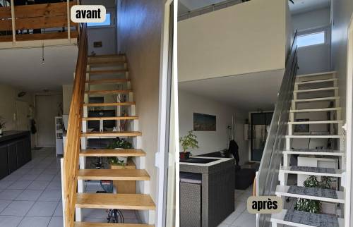 Rénovation escalier Annecy