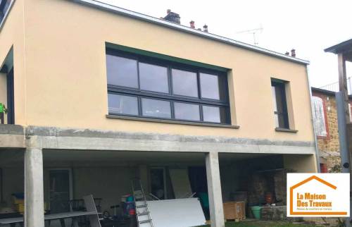 Création d’une extension de 40m² sur pilotis - La Meurdraquière 50510
