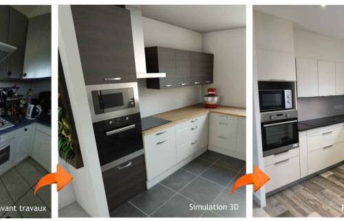 étapes de la rénovation cuisine Sens (89) 