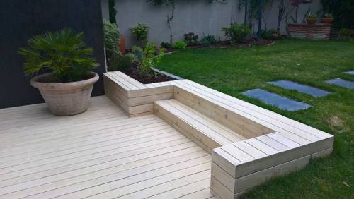 Aménagement d'escalier extérieur