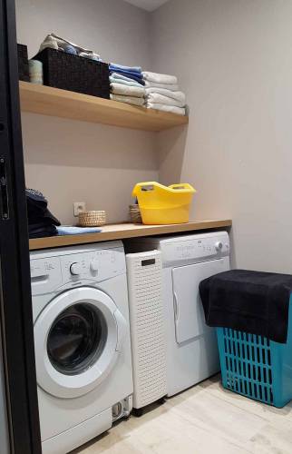 création coin buanderie dans salle d'eau près d'Amiens 