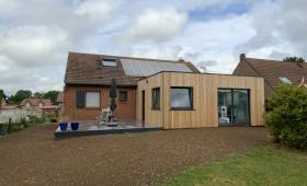Extension bois à Arras