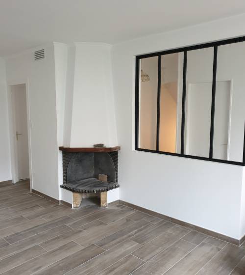 Pose verrière + renovation sol