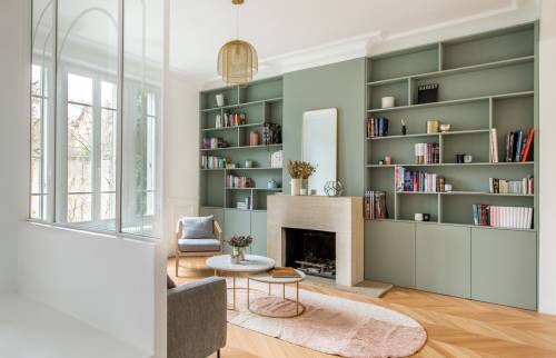 Rénovation élégante d'un salon à Chaville