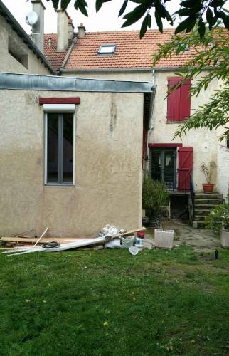 Après la réalisation d'une porte fenêtre