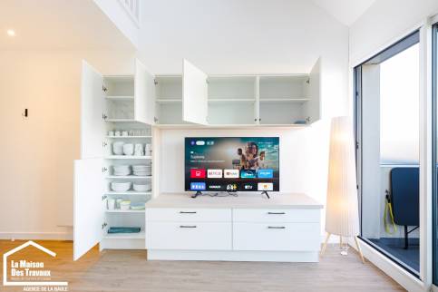 Meuble TV et rangement sur mesure