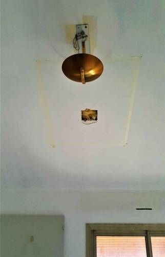 Pièce avant installation des Vélux - Lyon 3