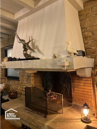 Cheminée ancienne rénovée La Maison des Travaux Vannes Sarzeau Pénestin