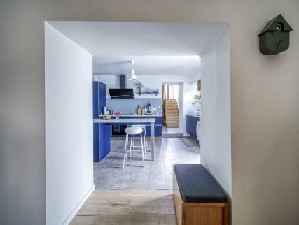 la cuisine vue du salon