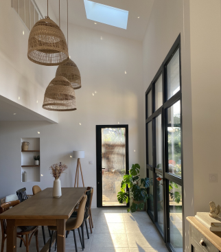 Rénovation grange verrière  