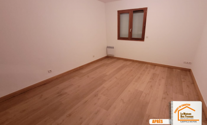  peinture rénovation appartement Albertville, sol PVC rénovation Savoie, rénovation portes intérieures Moûtiers, La Maison des Travaux Moûtiers, projet travaux clé en main