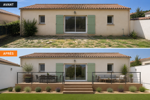  terrasse surélevée