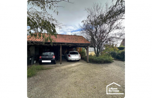 Avant après construction carport 