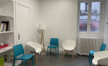 La salle d'attente après travaux 