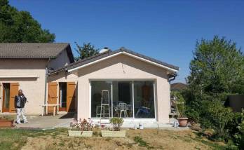 Véranda maçonnée - Lyon - Région Lyonnaise