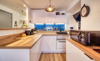 une cuisine pratique et fonctionnelle