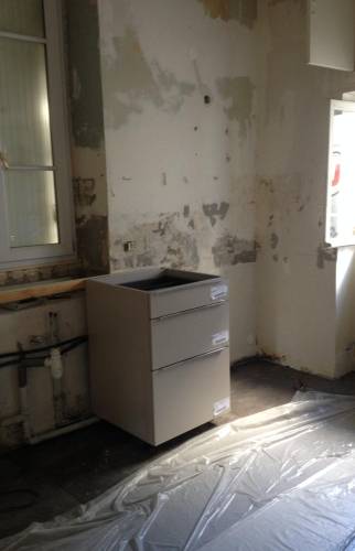 Travaux en cours cuisine