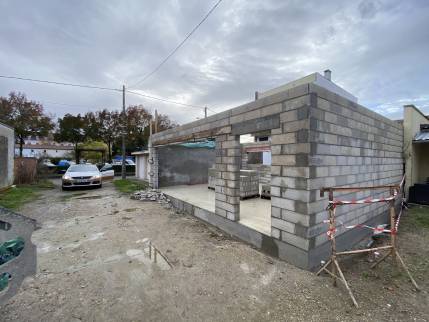 Construction de garage en maçonnerie - Montauban 82000