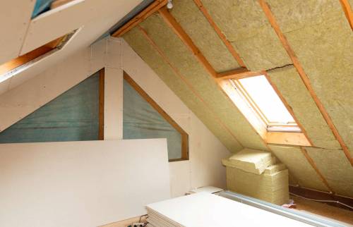 Isolation des rampants combles