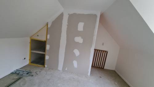 Chambre pendant les travaux
