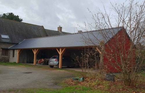 Réalisation d'un car port à Saint-Malo