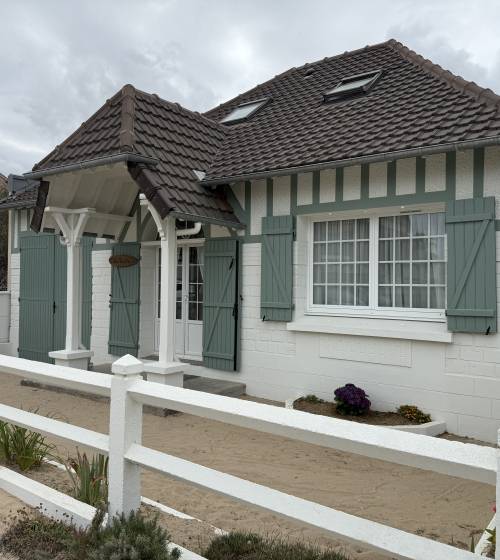 Maison après travaux de ravalement (Ouistreham 14150)