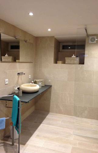 Salle de bain, pierre naturelle, Mulhouse