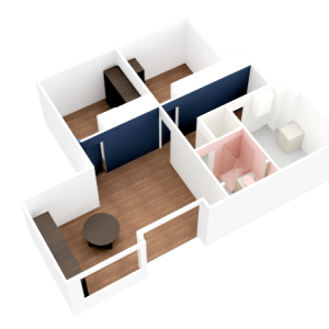 Rénovation complète d'un appartement 60 m² - Hilal Fagerlund -Architecte d'intérieur - La Maison Des Architectes