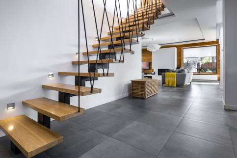 Rénovation de maison avec pose d'un escalier sur mesure - Moissy-Cramayel 77550