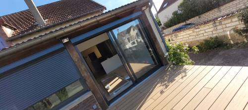 L'accès à la terrasse