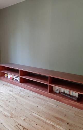 Aménagement intérieur du salon d'un appartement Stéphanois 