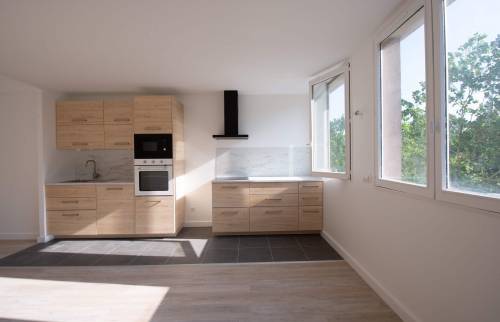 Cuisine ouverte et lumineuse - Le Chesnay