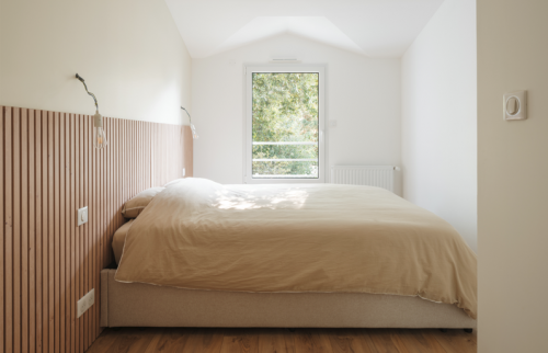  Surélévation de maison de 20 m² au sud de Nantes - chambre