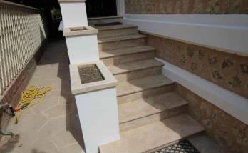 Rénovation des jardinières à Deauville