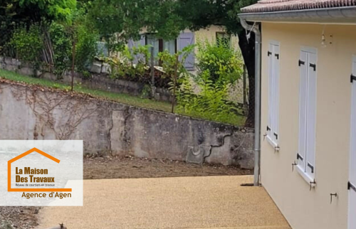 Terrasse refaite à neuf, un résultat esthétique et durable signé La Maison Des Travaux d’Agen.