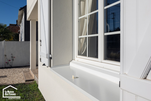 Bavette en alu pour rebord de fenêtre