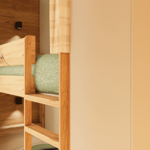 Optimisation de l’espace avec lit superposé design montagne à Chamrousse - Coralie Burger