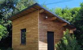 Vue d'ensemble du bureau de jardin
