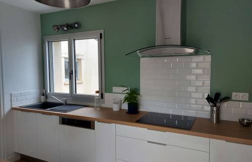 Crédence carreau métro