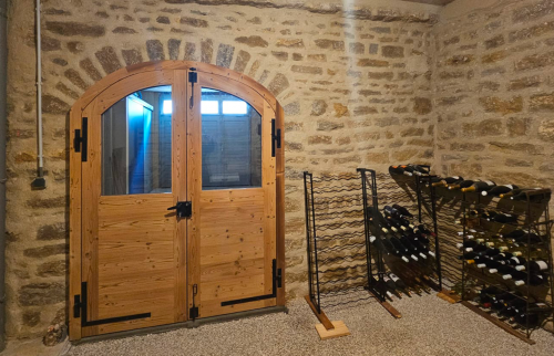 Rénovation d'un garage - porte sur-mesure