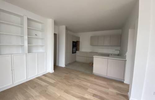 Rénovation complète appartement avec création d'une bibliothèque 