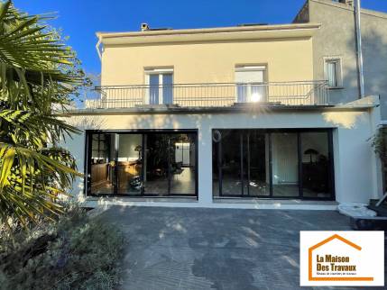 Extension et terrasse côté jardin (Essonne 91)