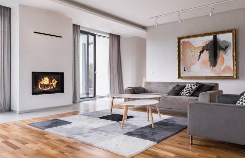 Le salon rénové